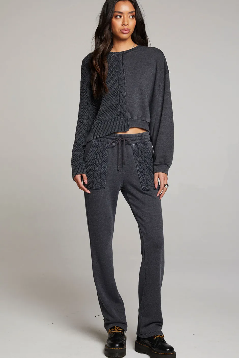 Women Chaser Brand Cloud Licorice Pullover
