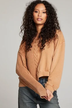 Women Chaser Brand Cloud Toffee Pullover