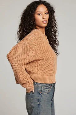 Women Chaser Brand Cloud Toffee Pullover