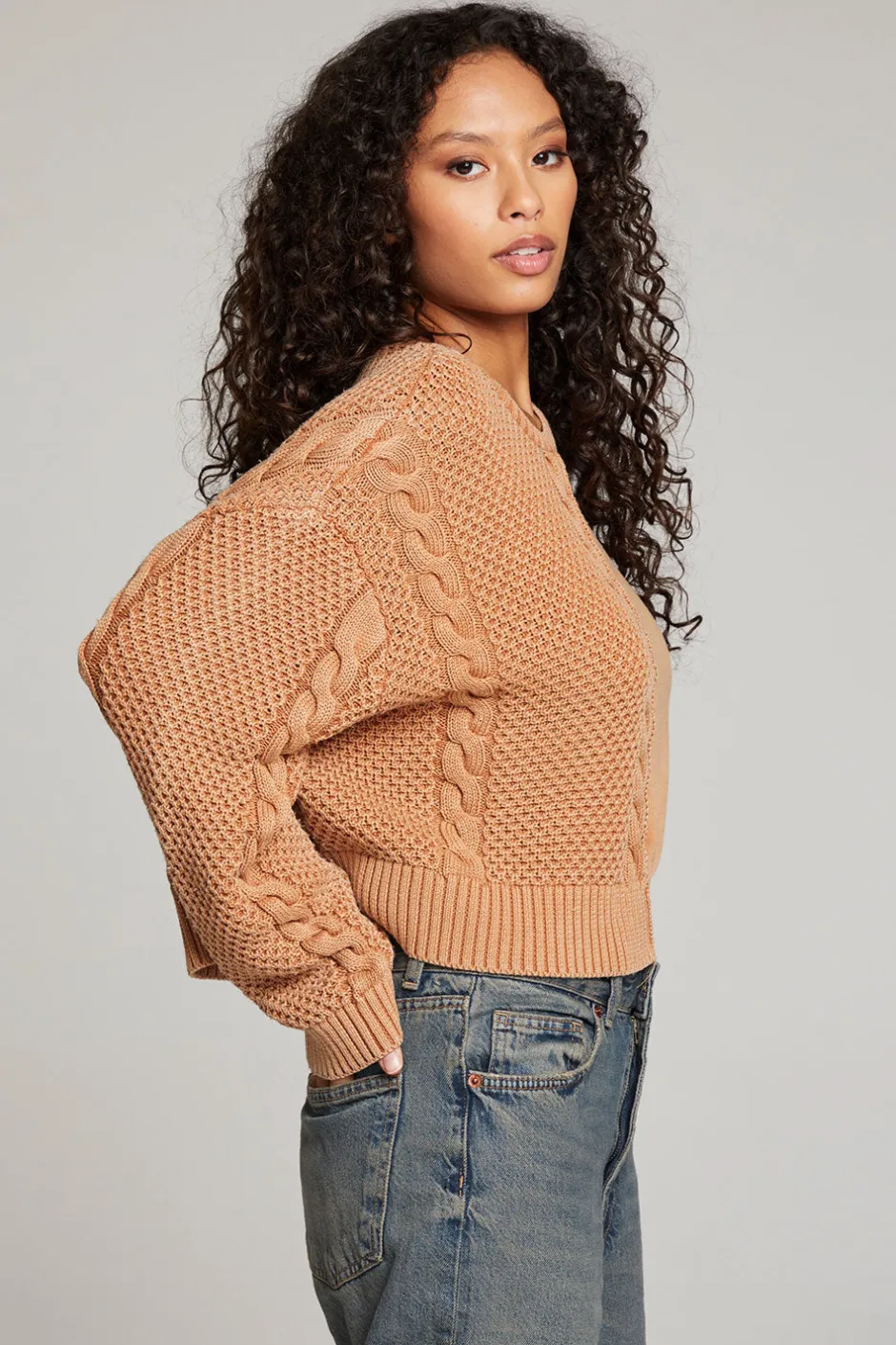Women Chaser Brand Cloud Toffee Pullover