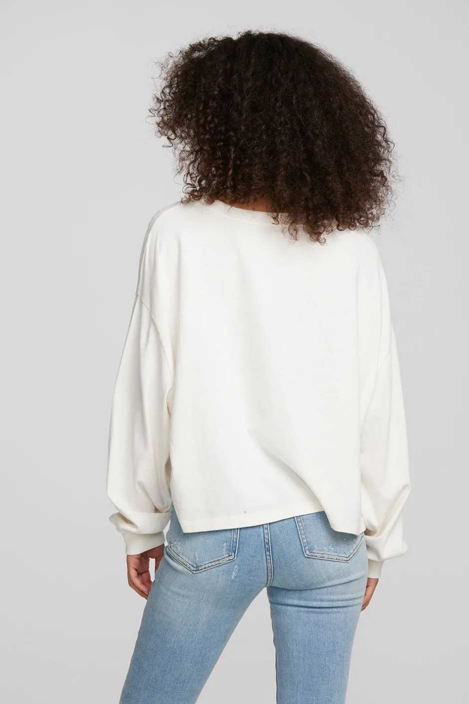 Women Chaser Brand Coast Cotton Jersey Long Sleeve Tee