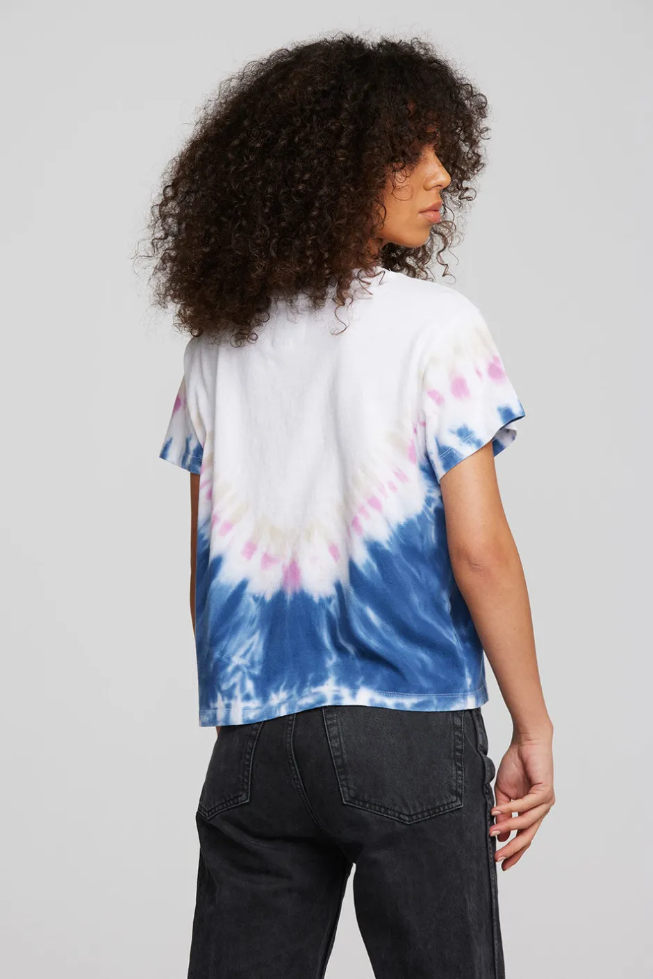 Women Chaser Brand Coast Cotton Jersey Oversized Crew Neck Tee