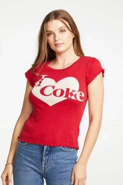 Women Chaser Brand Coca Cola - I Heart Coke