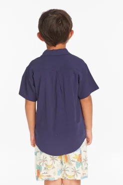 Kids/BOY Chaser Brand Collared Sapphire Blue Button Down Boys Shirt