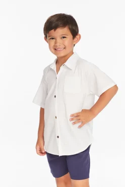 Kids/BOY Chaser Brand Collared White Button Down Boys Shirt