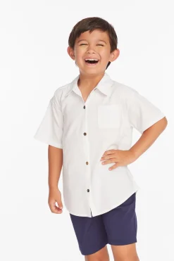 Kids/BOY Chaser Brand Collared White Button Down Boys Shirt