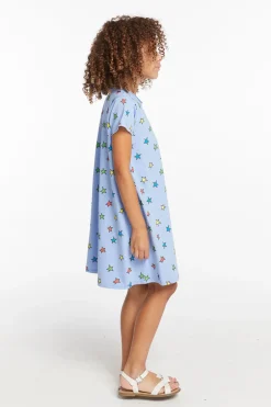 Kids Chaser Brand Colored Stars Girls Dress