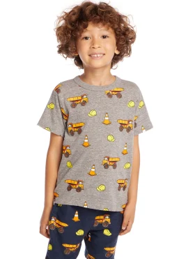 Kids/BOY Chaser Brand Construction Zone Boys Crew Neck Tee