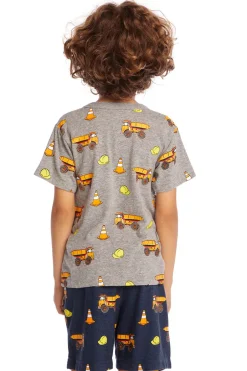 Kids/BOY Chaser Brand Construction Zone Boys Crew Neck Tee