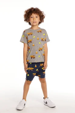 Kids/BOY Chaser Brand Construction Zone Boys Crew Neck Tee