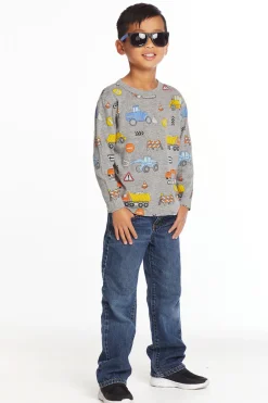 Kids/BOY Chaser Brand Construction Zone Long Sleeve Tee