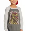 Kids/BOY Chaser Brand Cool Dino Boys Long Sleeve Tee
