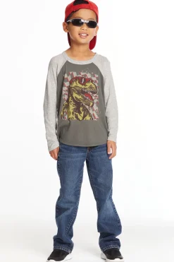 Kids/BOY Chaser Brand Cool Dino Boys Long Sleeve Tee