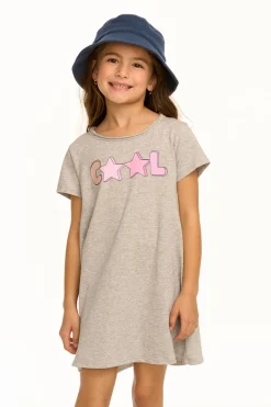 Kids Chaser Brand Cool Star T-Shirt Dress