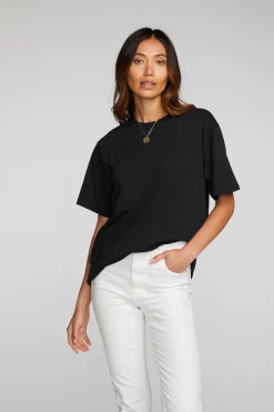 Women Chaser Brand Cotton Jersey Short Sleeve Crewneck Tee