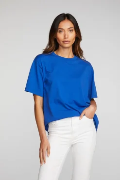 Women Chaser Brand Cotton Jersey Short Sleeve Crewneck Tee