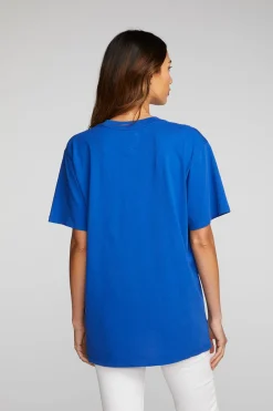 Women Chaser Brand Cotton Jersey Short Sleeve Crewneck Tee
