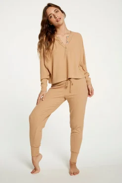 Women Chaser Brand Cozy Rib Slouchy Lounge Pant