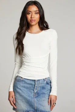 Women Chaser Brand Crime White Long Sleeve