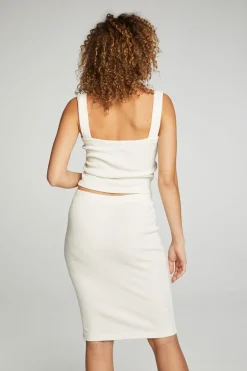 Women Chaser Brand Cropped Cami Sweater Tank