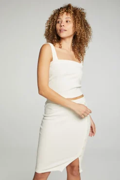 Women Chaser Brand Cropped Cami Sweater Tank