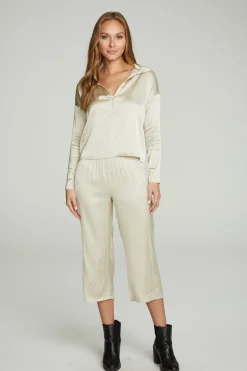 Women Chaser Brand Cropped Wide Leg Culotte
