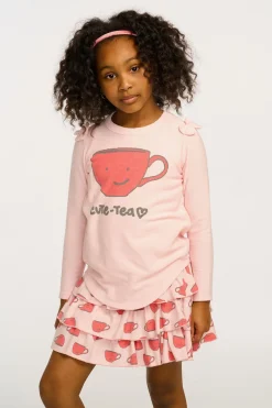 Kids Chaser Brand Cute Tea Long Sleeve Tee