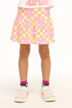 Kids Chaser Brand Daisy Check Skirt
