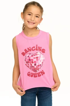 Kids Chaser Brand Dancing Queen Flouncy Tank