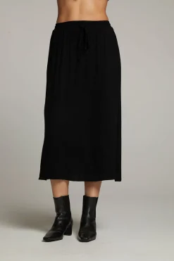 Women Chaser Brand Darby Licorice Midi Skirt