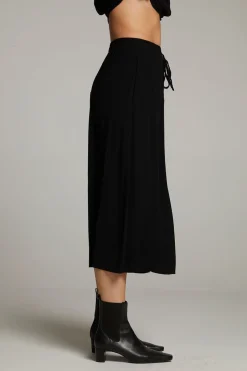 Women Chaser Brand Darby Licorice Midi Skirt