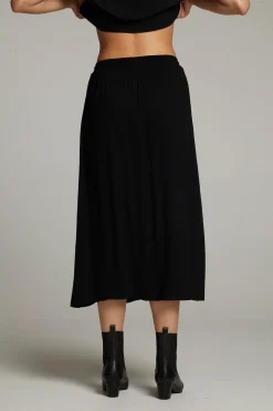 Women Chaser Brand Darby Licorice Midi Skirt