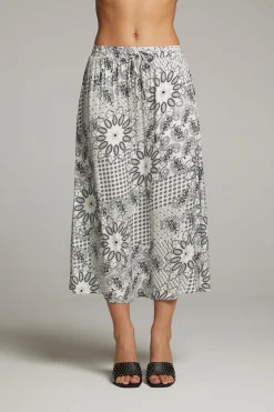 Women Chaser Brand Darby Paisley Bandana Midi Skirt