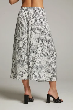 Women Chaser Brand Darby Paisley Bandana Midi Skirt