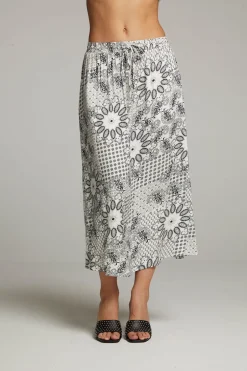 Women Chaser Brand Darby Paisley Bandana Midi Skirt