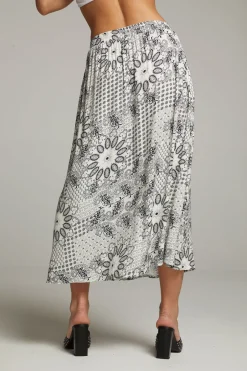 Women Chaser Brand Darby Paisley Bandana Midi Skirt