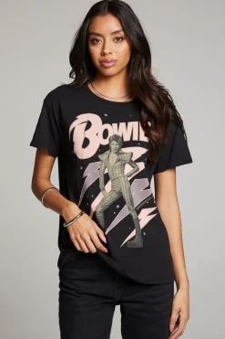 Women Chaser Brand David Bowie Bolts Tee