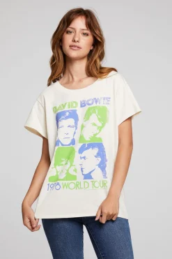 Women Chaser Brand David Bowie U.S. Tour Tee