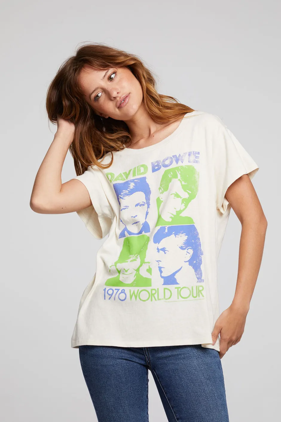 Women Chaser Brand David Bowie U.S. Tour Tee
