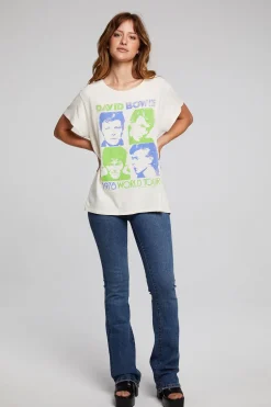 Women Chaser Brand David Bowie U.S. Tour Tee