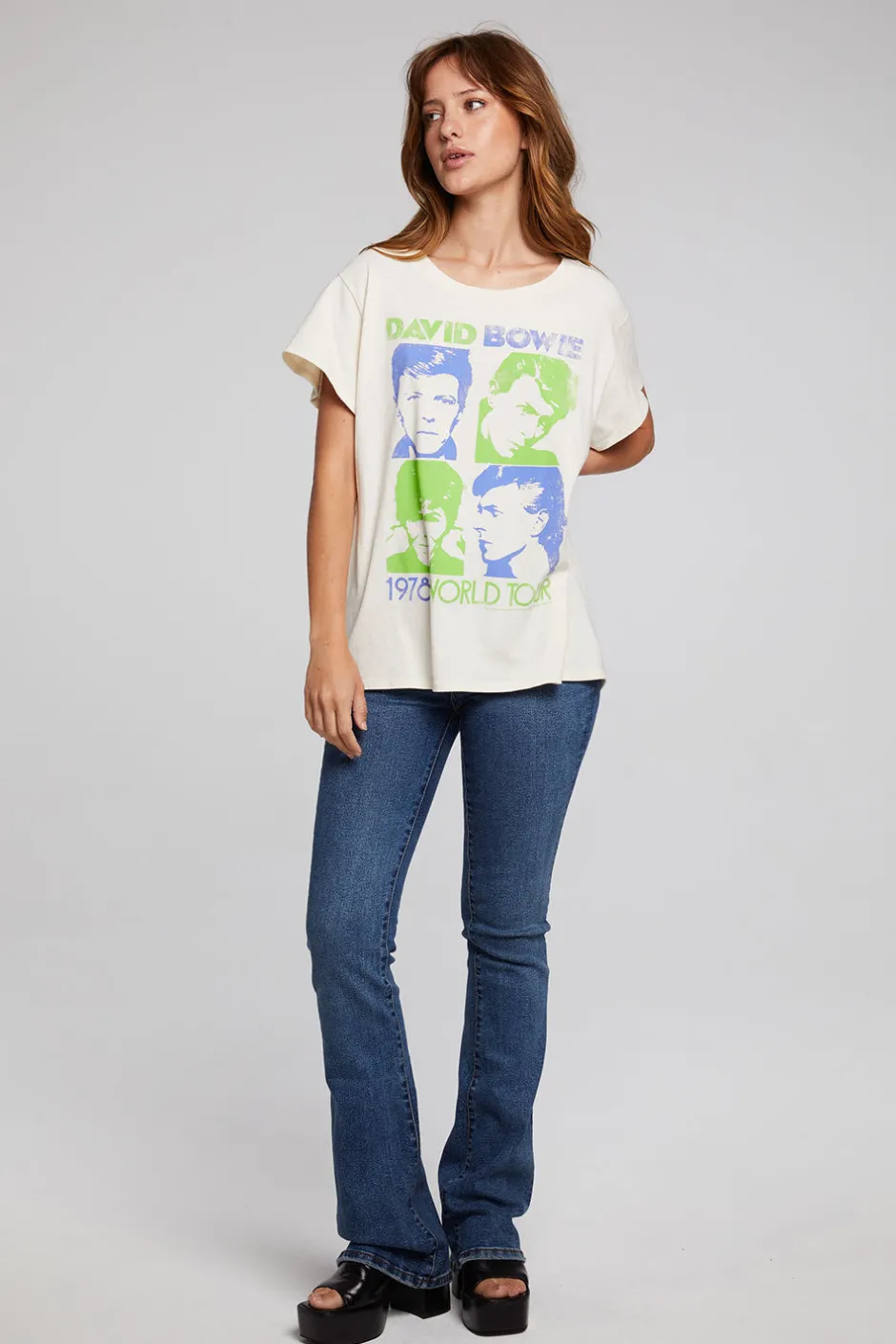 Women Chaser Brand David Bowie U.S. Tour Tee