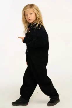 Kids/BOY Chaser Brand David Raven Black Corduroy Jumpsuit