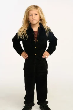 Kids/BOY Chaser Brand David Raven Black Corduroy Jumpsuit