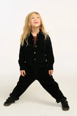 Kids/BOY Chaser Brand David Raven Black Corduroy Jumpsuit