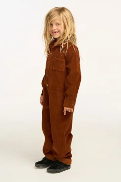 Kids/BOY Chaser Brand David Walnut Brown Corduroy Jumpsuit