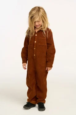 Kids/BOY Chaser Brand David Walnut Brown Corduroy Jumpsuit