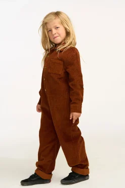 Kids/BOY Chaser Brand David Walnut Brown Corduroy Jumpsuit