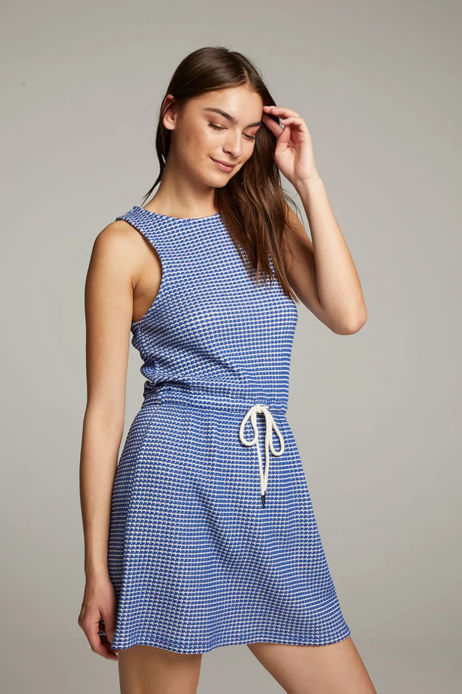 Women Chaser Brand Delray Cobalt Blue Mini Dress