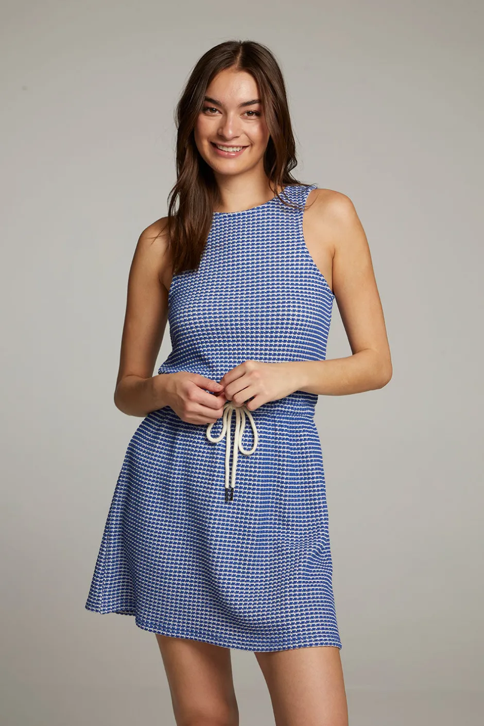 Women Chaser Brand Delray Cobalt Blue Mini Dress