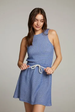 Women Chaser Brand Delray Cobalt Blue Mini Dress